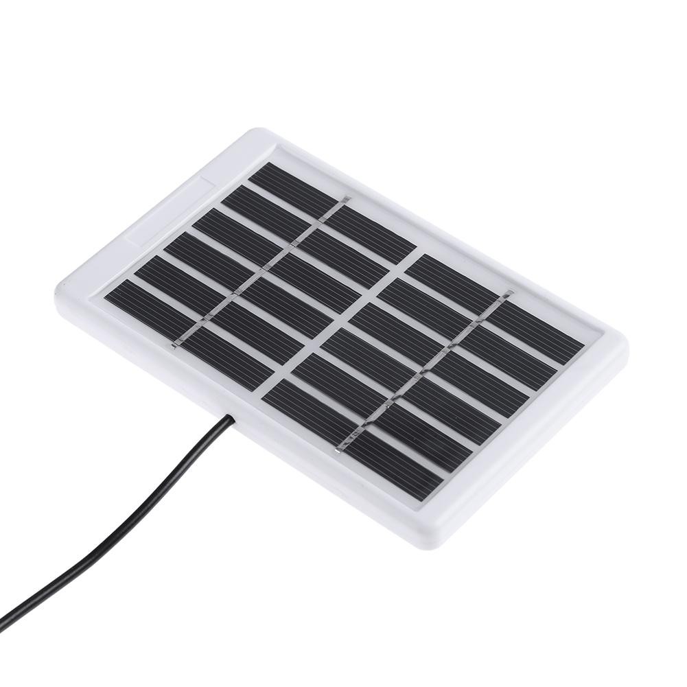 6V 1.2W Solar Panel Polycrystalline DC Interface Plug Cell Battery Charger