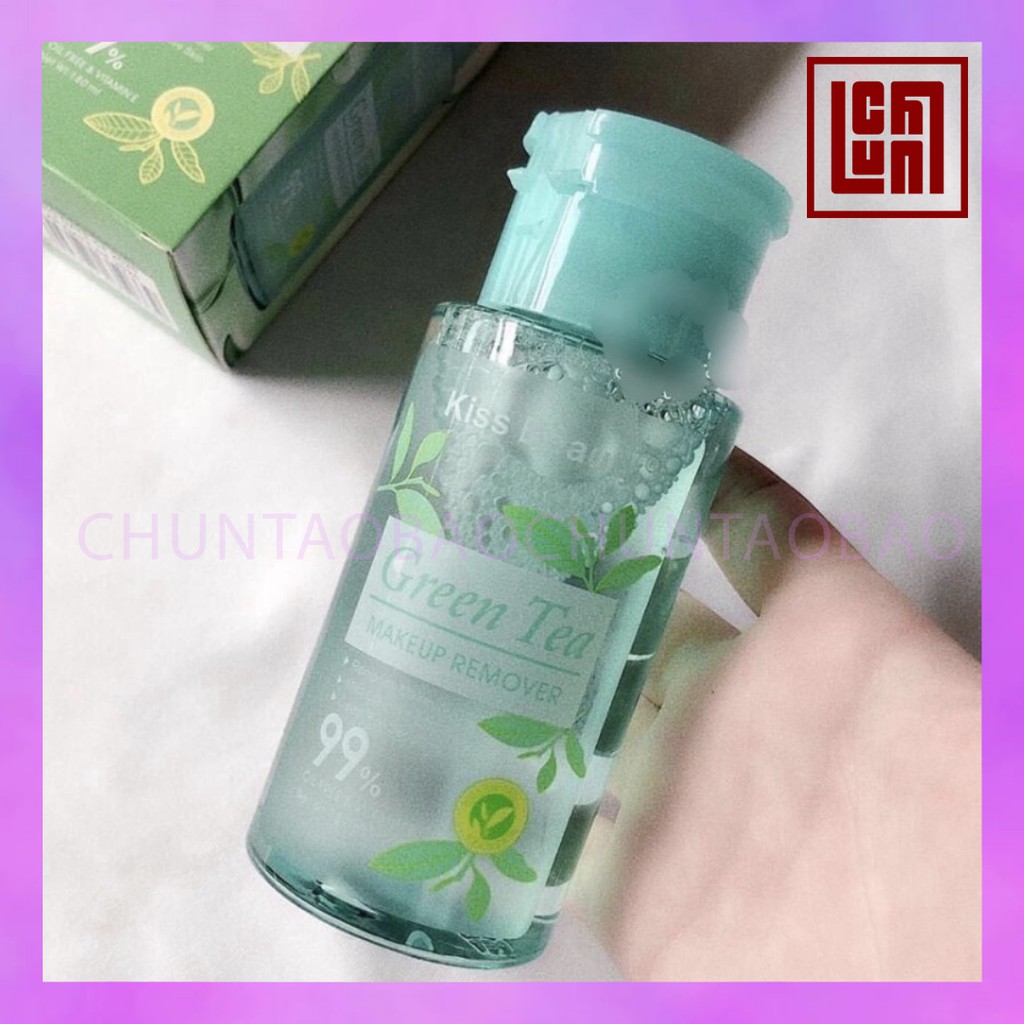 Nước Tẩy Trang KISS BEAUTY GREEN TEA 180ml