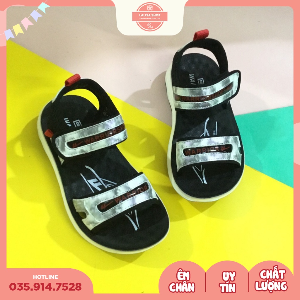[Hàng chính hãng] Sandal Hai Quai Ghi Đỏ Chống Trơn Trượt, Thời Trang Phong Cách LALISA, Size từ 26 - 37, B12