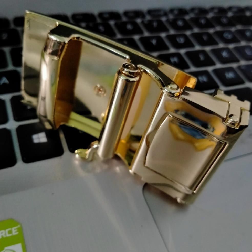 ✅Hàng Xịn✅ Mặt Khóa Cá Sấu Thắt Lưng Nam - Khóa Chống Gỉ Dùng Cho Thắt Lưng Da Có Rãnh Ở Giữa