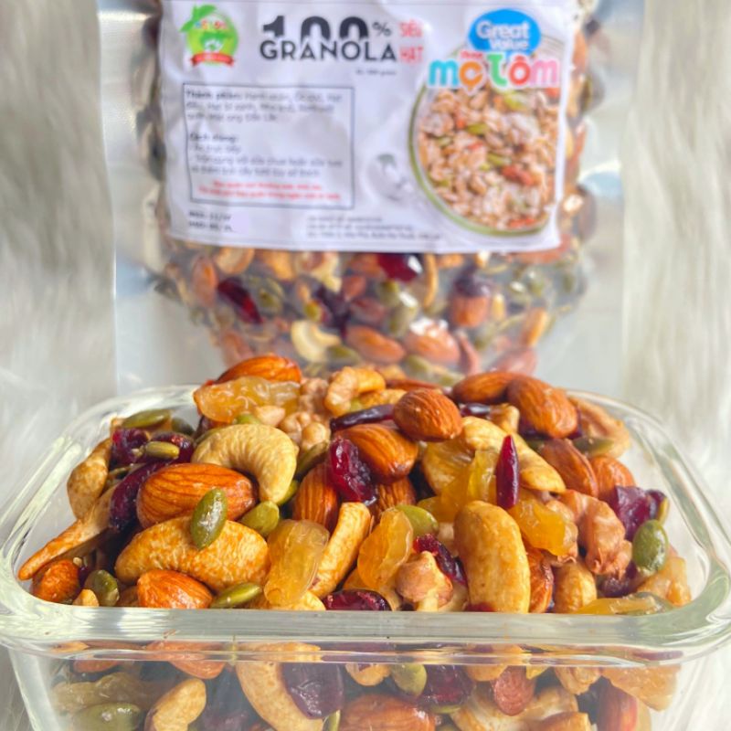 COMBO 3KG (6 GÓI) GRANOLA 100% HẠT