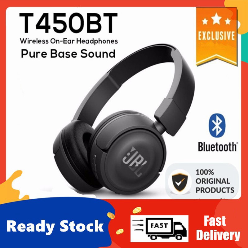 Tai Nghe Bluetooth Jbl T450bt Có Thể Gấp Gọn Kèm Mic