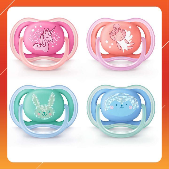[Mẫu mới] Ti Giả Avent Ultra Air Chống Hô Cho Bé