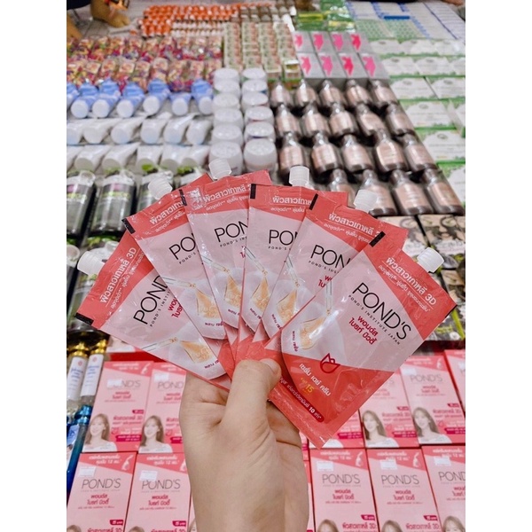 Hộp 6 Gói Kem dưỡng trắng Da cao cấp Pond’s nội địa Thái
