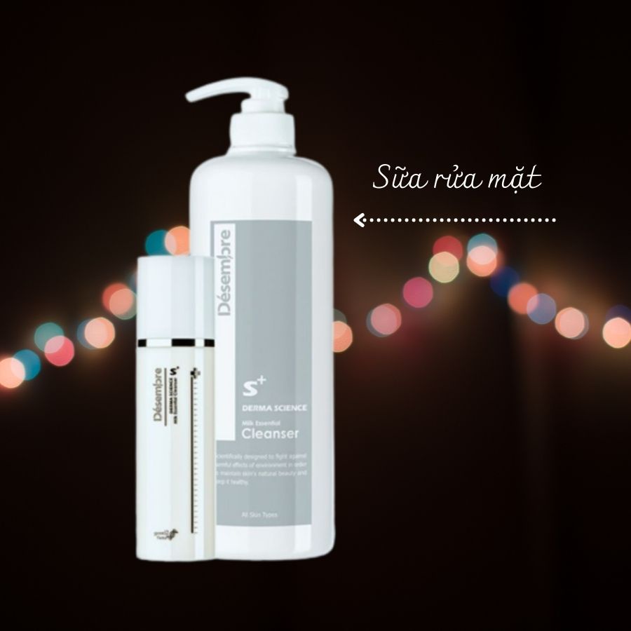 Sữa rửa mặt dạng sữa Desembre Derma science Milk Essential cleanser 150ml/ 1000ml sạch sâu, dưỡng ẩm