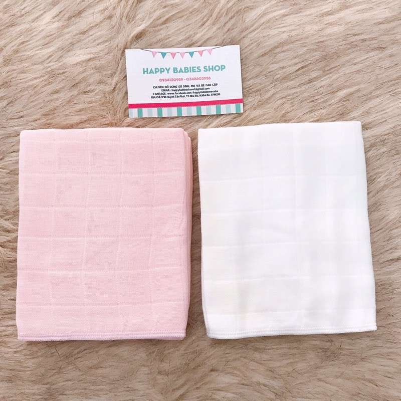 Set 10 Khăn Sữa Sợi Tre 3 Lớp Fany