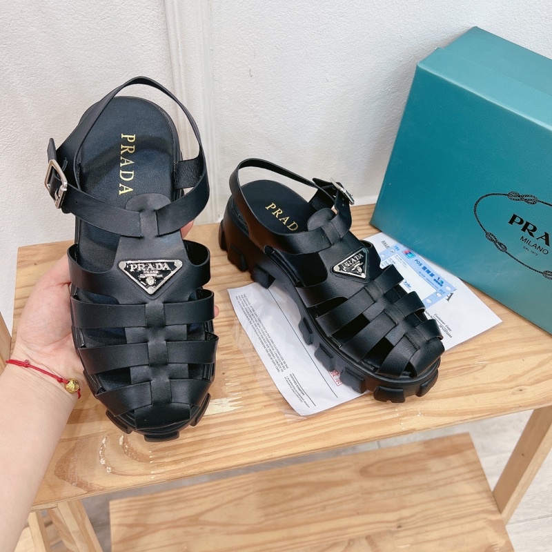 Sandal giọ tag đồng đế vuông fullbox
