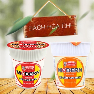 Thùng 24 ly Mì Modern lẩu Thái tôm / bò hầm rau thơm