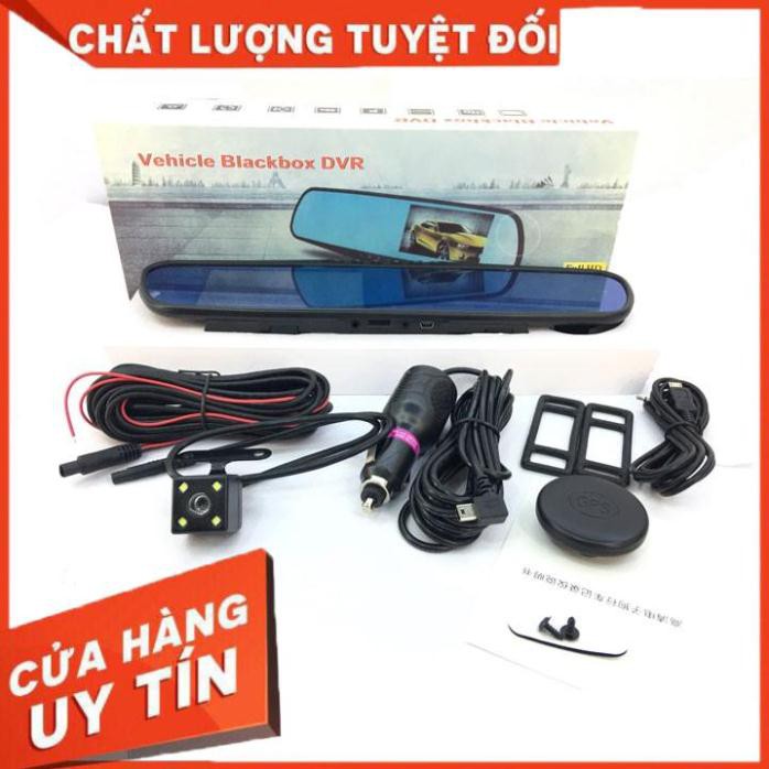 Camera Hành Trình Kết Hợp Gương Chiếu Hậu 4.3 Inch Kèm Camera Lùi Cao Cấp