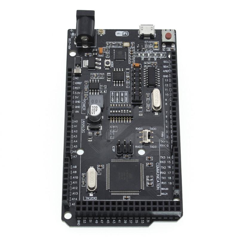 Bảng mạch phát triển bộ nhớ Usb-Ttl Ch340G. Mega2560 + Wifi R3 Atmega2560 + Esp8266 32mb cho Arduino Mega Nodemcu