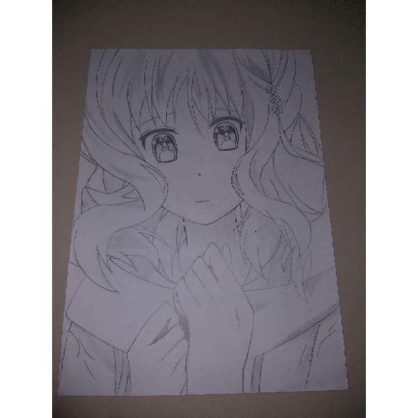 Bản vẽ tranh vẽ Yui Komori từ Diabolik Lover