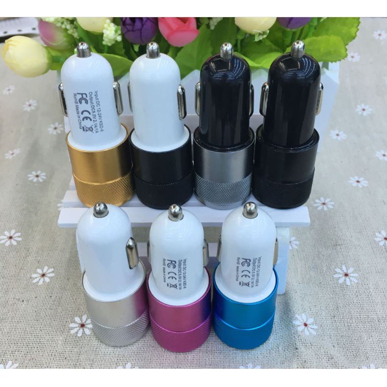 Tẩu sạc 2 cổng USB -- Sạc điện thoại trên ô tô | BigBuy360 - bigbuy360.vn