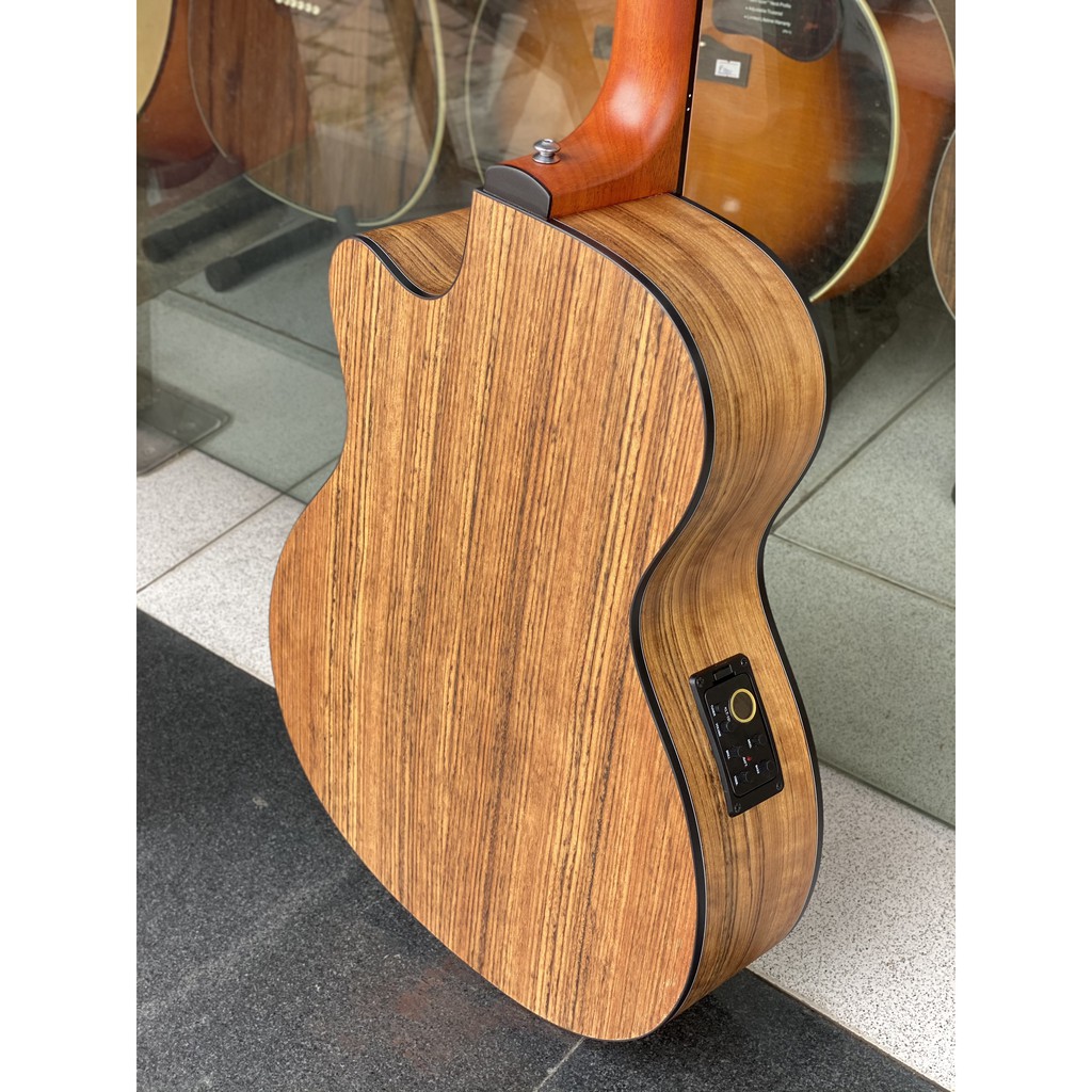 Đàn guitar Saiger gỗ walnut có EQ màu tự nhiên [Tặng full phụ kiện]