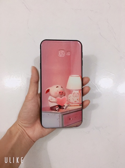 Ốp lưng sam sung J4+, J4 Plus, J4 Coẻ Heo bật đèn