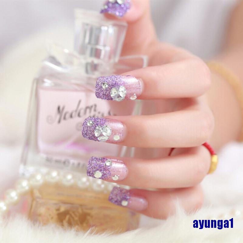 24 Móng Tay Giả Bằng Nhựa Acrylic Yunga1