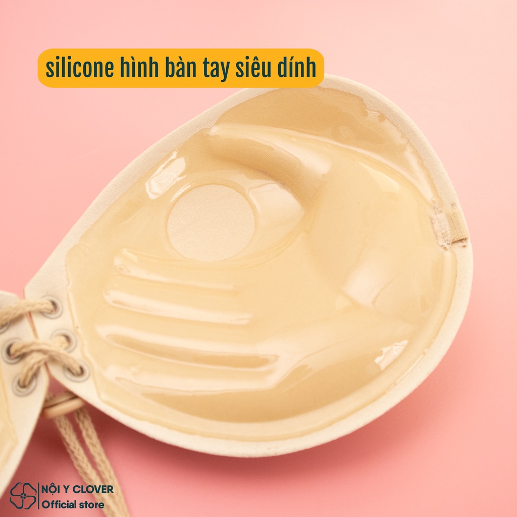 Áo Dán Ngực Tặng Kèm Dây Trong Nâng Ngực Rút Định Hình Ngực, Miếng Dán Tạo Khe ELSA BRA - 0126