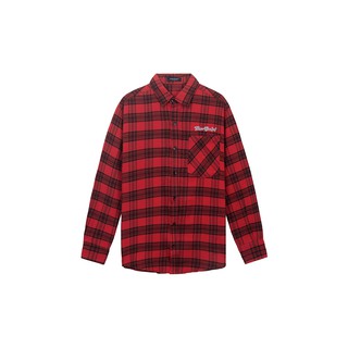 Áo Sơ Mi Flannel Three Hundred Màu Đỏ