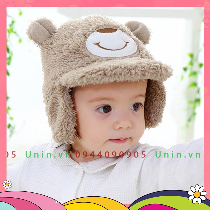 Nón Len Cao Cấp Siêu Đáng Yêu Hình Khỉ Cho Bé - NLCC008