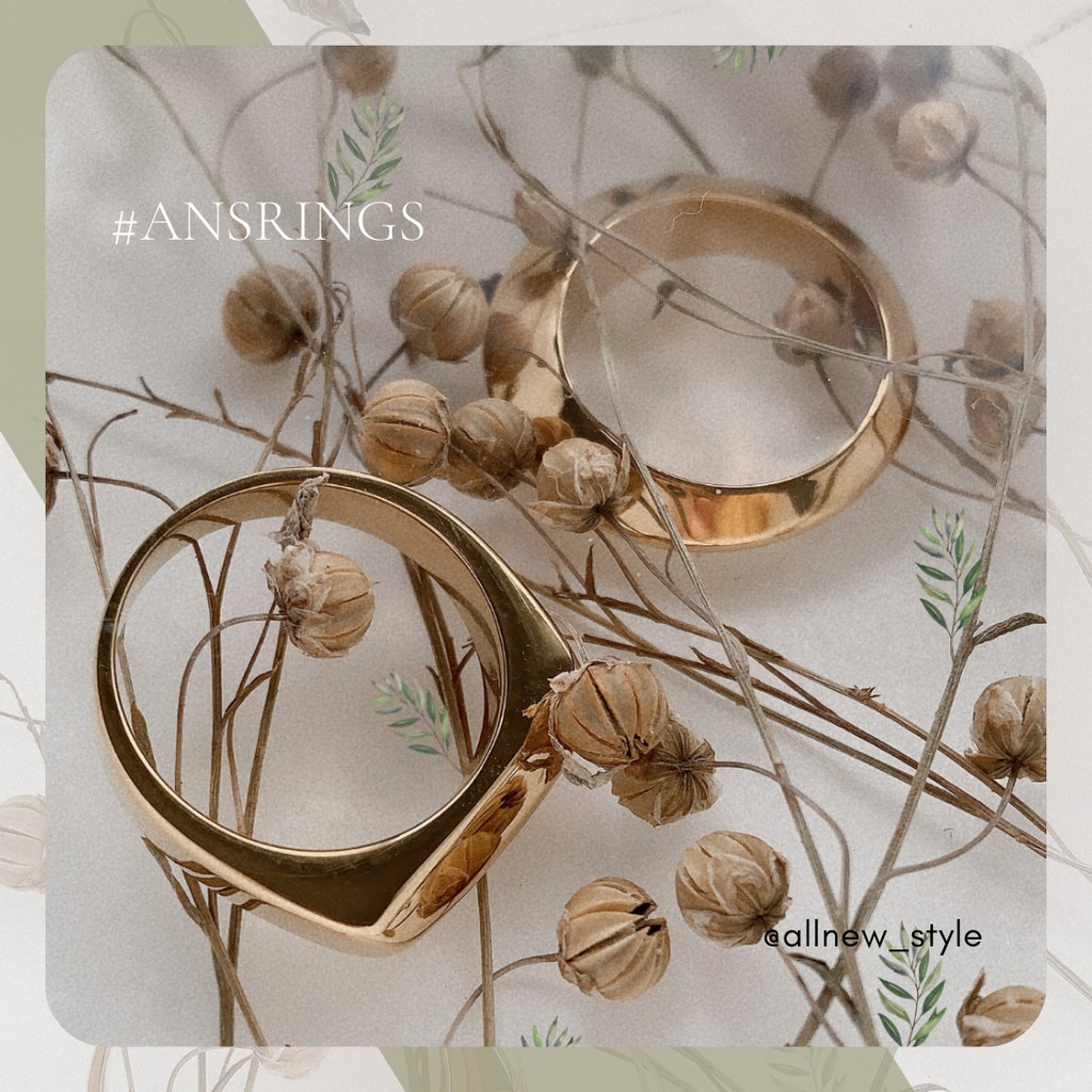 Nhẫn thép Retro Allnewstyle tạo hình đậm chất riêng