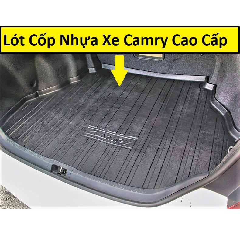 Lót Cốp Nhựa Camry 2022-2019 Nhựa Dẻo Cao Cấp Không Mùi