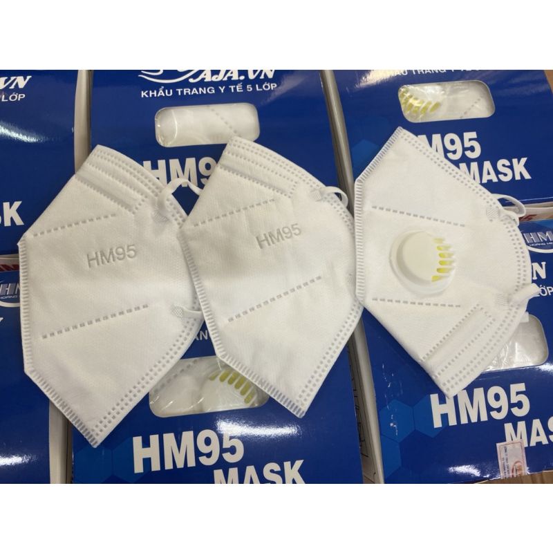 Hộp 30 chiếc khẩu trang N95 5 lớp siêu kín ( có van và ko van)