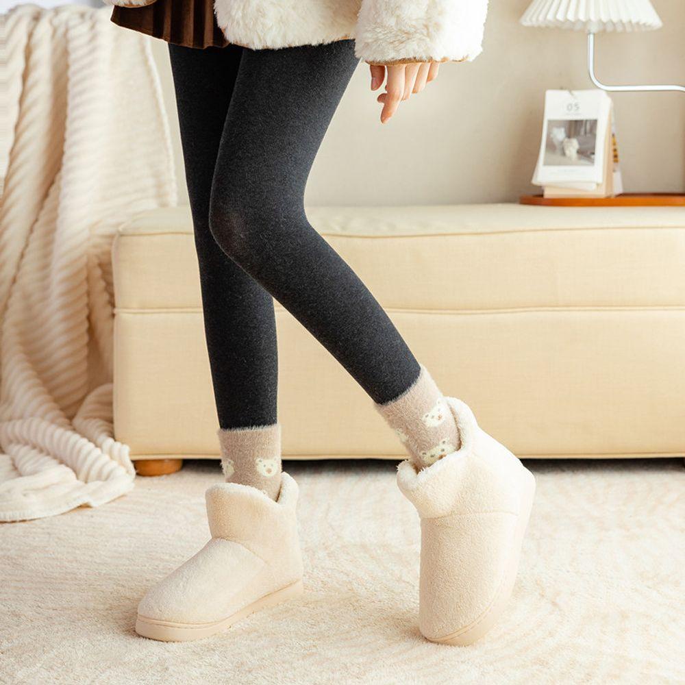 Vớ Cotton Lông Chồn Dày Dặn Giữ Ấm Mùa Đông Họa Tiết Động Vật Sáng Tạo Dành Cho Nữ