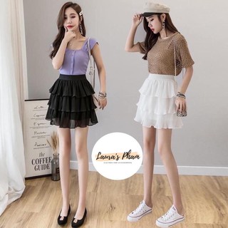 [Mặc Là Xinh] Chân Váy 3 Tầng Xếp Ly, Chân Váy Xòe Kiểu Dáng Năng Động, Trẻ Trung, Chất Liệu Nhẹ Mát