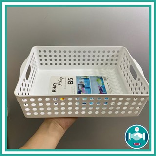 Khay nhựa chữ nhật B5 đựng đồ đa năng,tiết kiệm nhỏ gọn,thiết kế thông minh Song Long 2346_Buôn Rẻ 01163