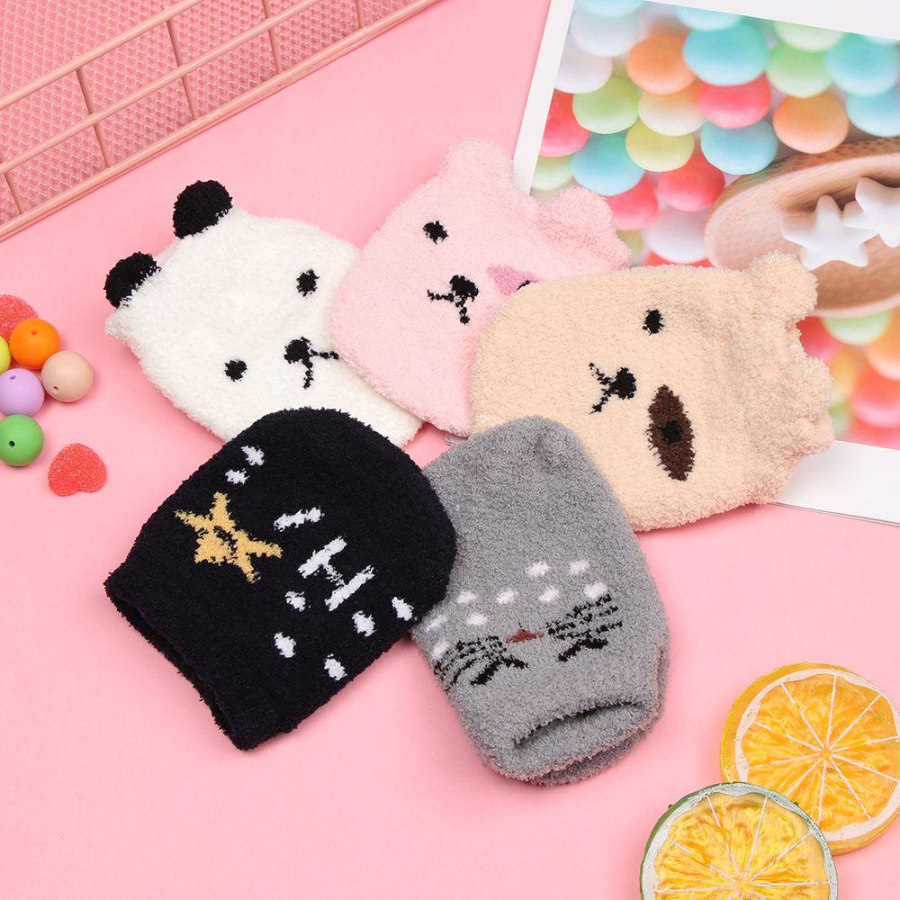 Vớ Lông Cừu San Hô Ấm Áp Xinh Xắn Cho Bé Trai Gái