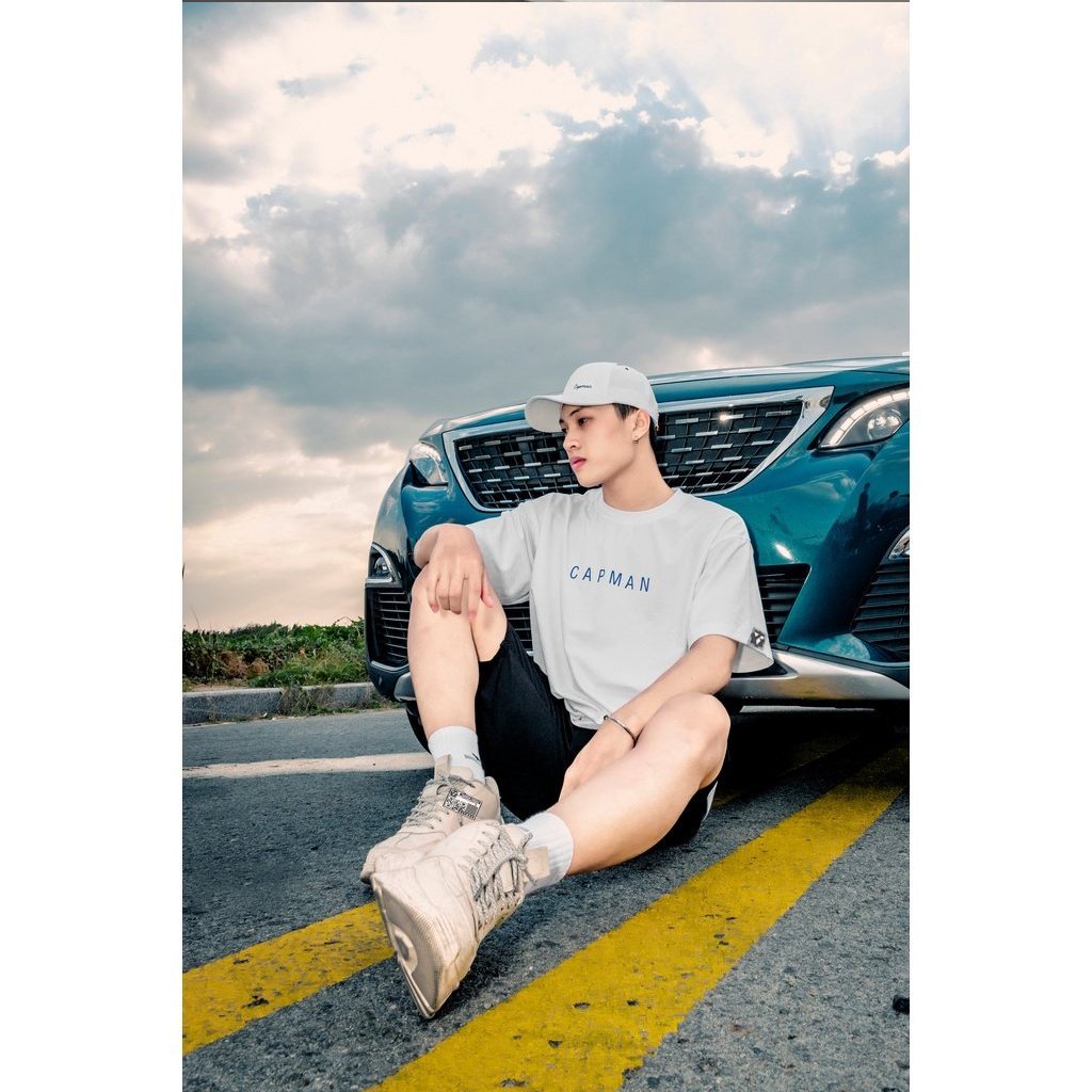 Áo thun unisex CAPMAN basic TEE phom rộng tay lỡ dành cho nam nữ - AO_THUN_VDR (V426) | BigBuy360 - bigbuy360.vn