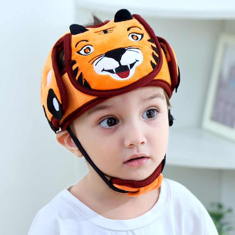 Mũ bảo hiểm cho bé tập đi, Nón đội đầu chống ngã cho bé, tấm lót bảo vệ cho bé tập đi- ĐỘNG VẬT