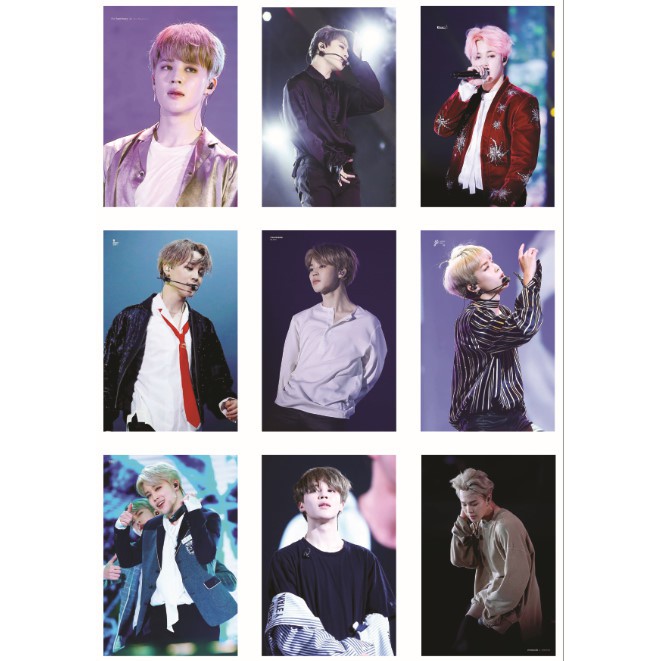 Lomo card ảnh BTS JIMIN on stage Full 99 ảnh