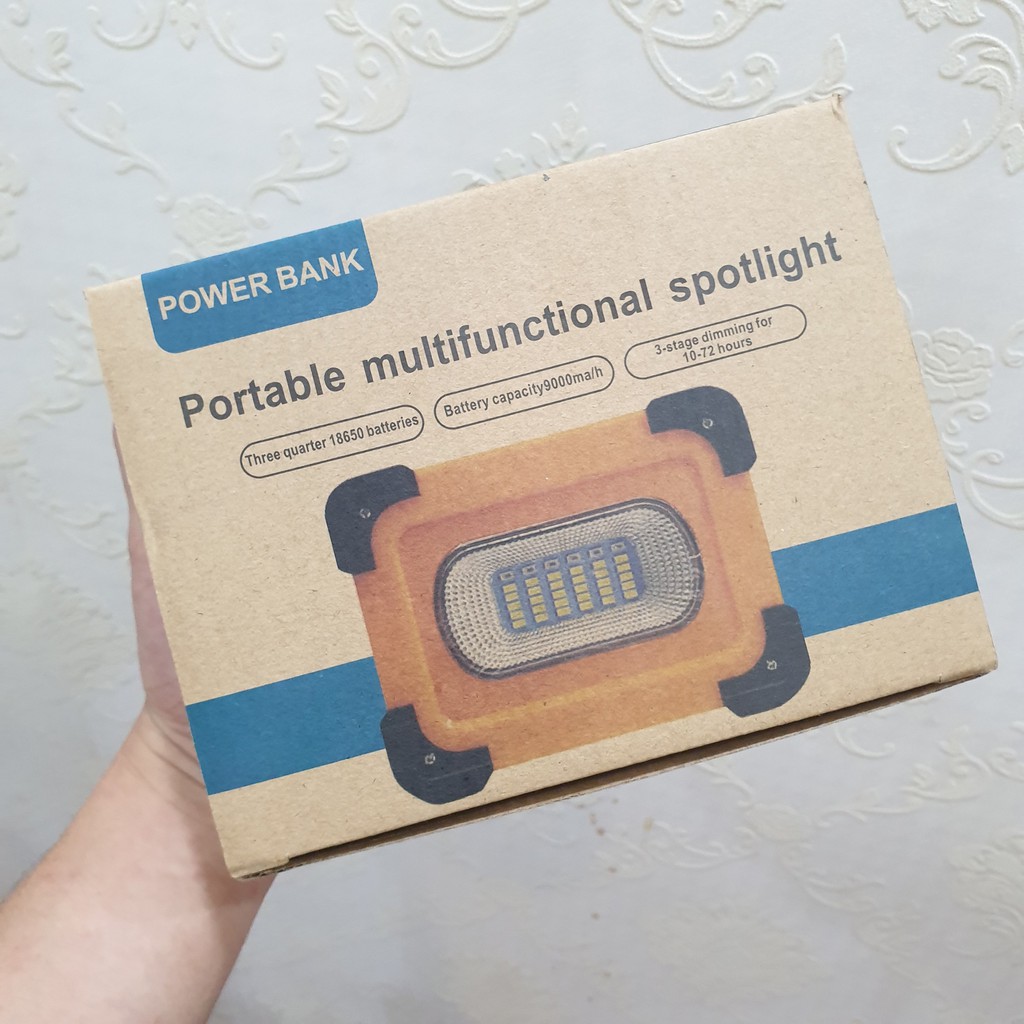 Đèn Led Cắm Trại, Phượt Đa Năng Sạc Pin Cho Điện Thoại, Đèn Nháy Cảnh Báo, Chống Nước