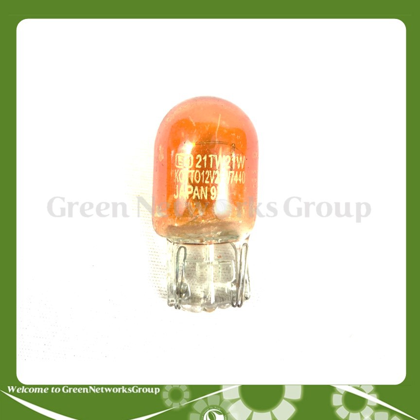 Đèn lùi ô tô chân T20 Halogen cam KOITO 12V 21W Greennetworks