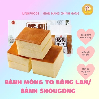 1kg bánh mông to bông lan/ bánh shougong đài loan 120gr date mới, cốt mềm