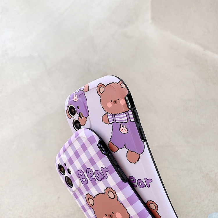 Ốp iphone - Ốp lưng imd cong Gấu bông tím 6plus/6splus/7/8/7plus/8plus/x/xs/xsmax/11/11promax - Awifi Case | BigBuy360 - bigbuy360.vn