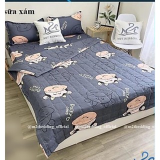 Bộ 4 món đầy đủ màu sắc - Shop Nệm Khánh Ngọc