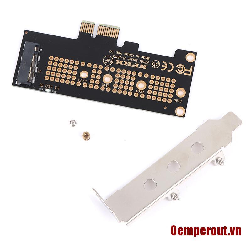 Thẻ Chuyển Đổi Oemperout Nvme Pcie M.2 Ngff Ssd Sang Pcie X1 Pcie X1 Sang M.2 Với Bracke