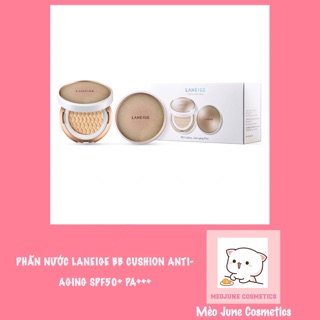 [Kèm lõi thay thế] Phấn nước Laneige BB Cushion Anti-Aging SPF50+ PA+++