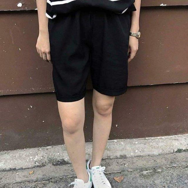 [VIDEO]  QUẦN SHORT KAKI MÀU ĐEN UNISEX