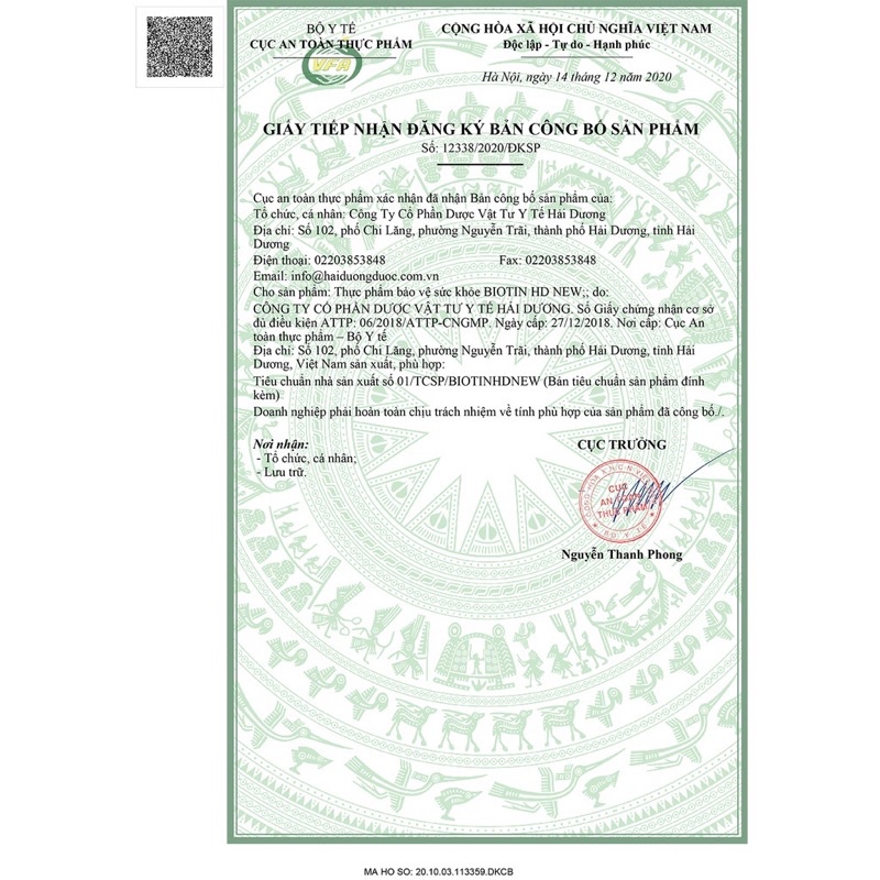 Biotin HD New, Vitamin C, B, dầu gấc, sữa óng chúa giúp đẹp sáng da, giảm rụng tóc - 100 viên