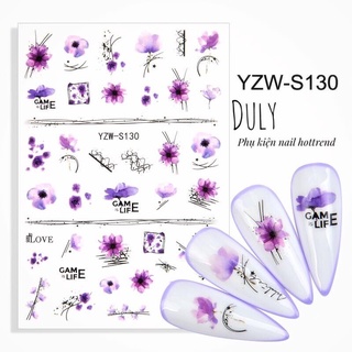 Sticker dán móng tay , nail sticker trang trí móng tay