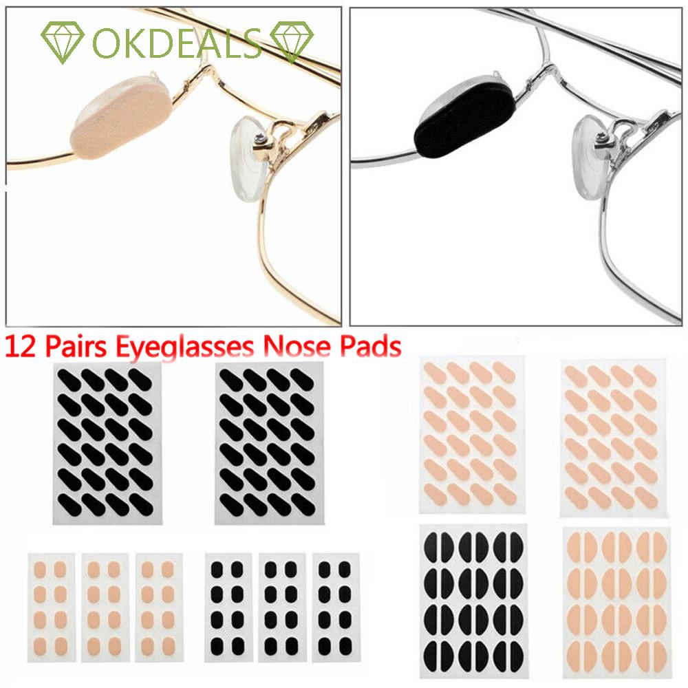 (Hàng Mới Về) Bộ 12 Cặp Miếng Dán Mũi Chống Trượt Chịu Nhiệt Độ Cao Nhiều Màu Sắc