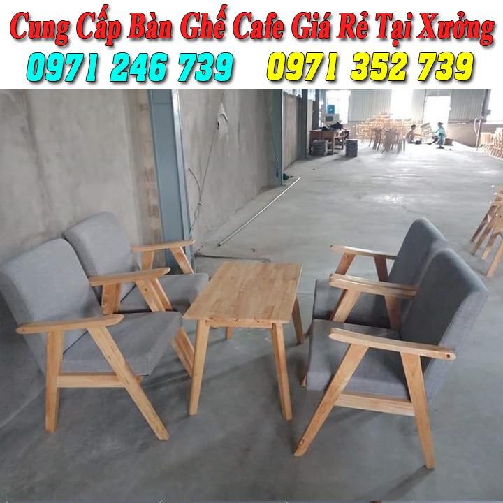 Bộ bàn ghế sofa cafe, trà sữa giá rẻ