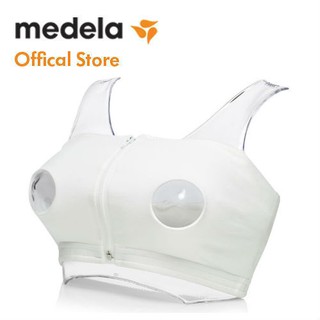 Áo hút sữa rảnh tay Medela size M/L màu trắng DHL