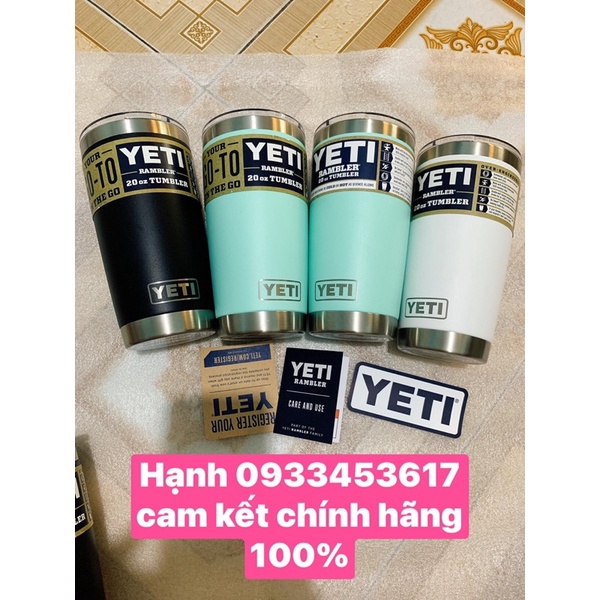 Ly Yeti chính hãng 20oz 591ml ly giữ nhiệt