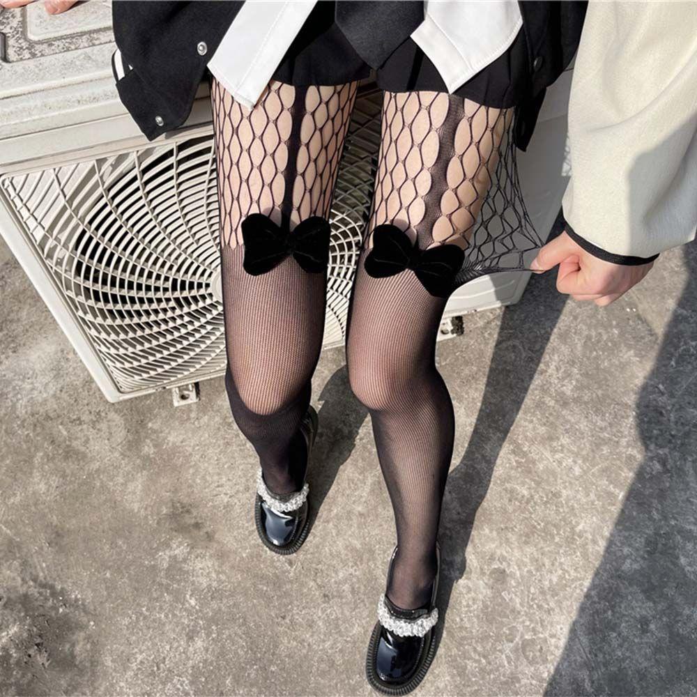 Quần Tất Siêu Mỏng Thoáng Khí Phong Cách Lolita Hàn Quốc Cho Nữ