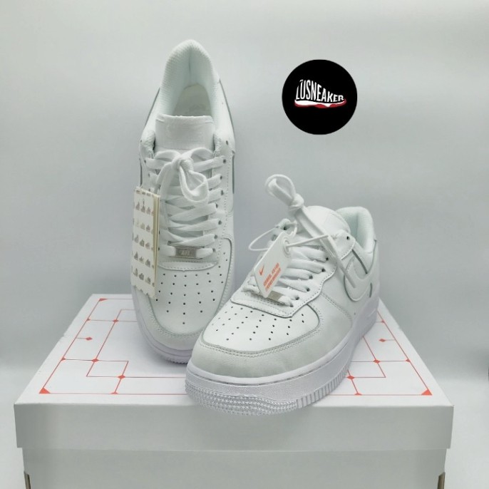 Cực chất. Giày thể thao af1 trắng 🔥ZÉP 11🔥 full box full bill freeship🔥 Giầy sneaker nam nữ đủ size màu trắng