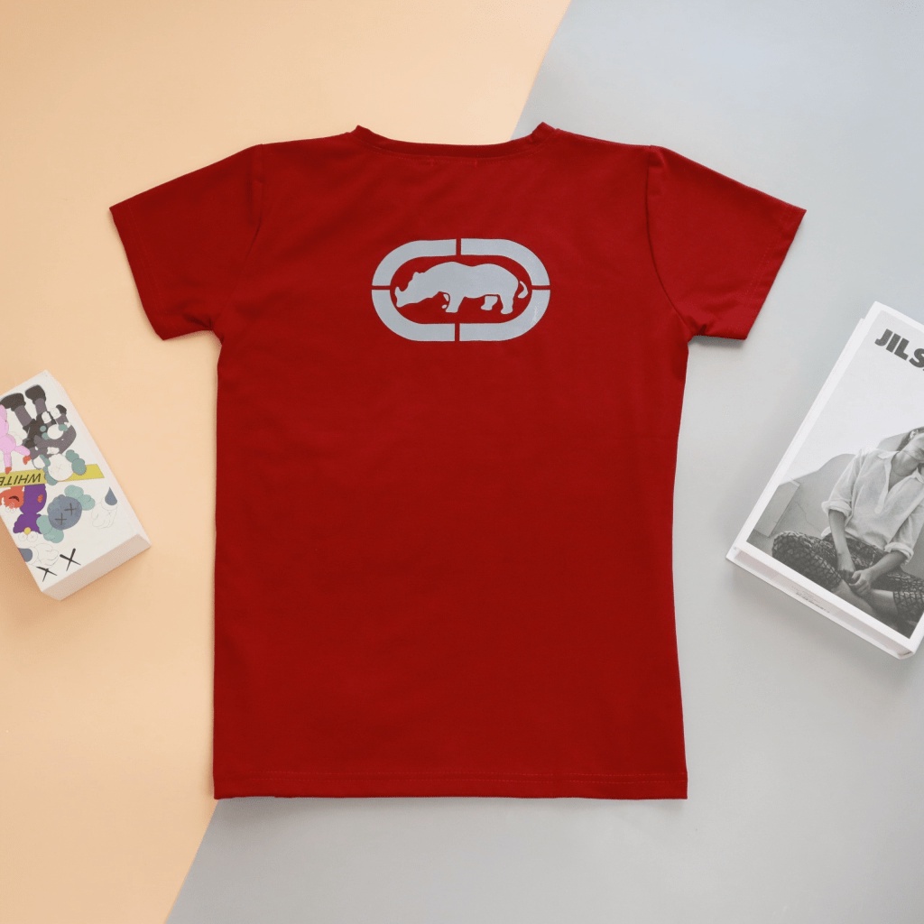 ÁO THUN NAM CỔ TRÒN HỌA TIÊT TÊ GIÁC ECKOM ĐẸP MÀU SẮC TƯƠI SÁNG CHẤT THUN COTTON CAO CẤP