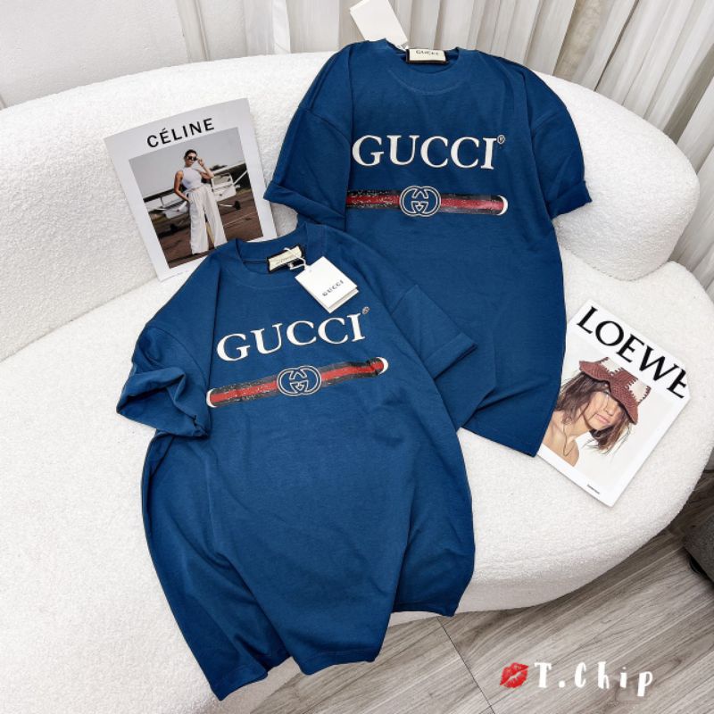 Áo phông chữ xanh hàng QCL1